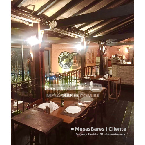 MesasBares | Cliente - Razera Pizzaria e Cervejaria - Bragança Paulista - SP